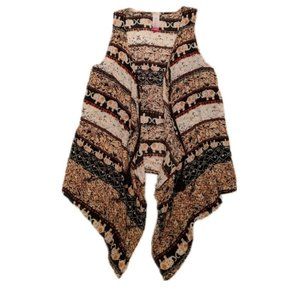 Open vest with Elephants Small ~EUC~